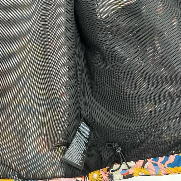 The North Face Hydrenaline 2000 Windwall Jacket Black Multicolored Print NWT - Picture 10 of 17